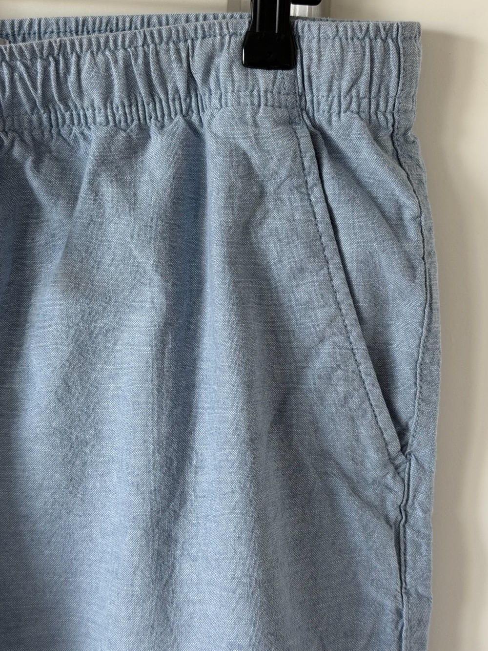 Old Navy Men’s Light Blue Linen-Blend Jogger Shorts - L - Picture 3 of 13